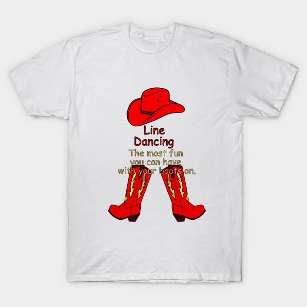 LINE Dancing T-Shirt by SartorisArt1